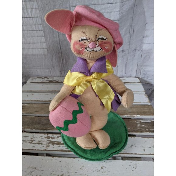 Annalee Easter Bunny 1988 rabbit decor artist spri - Picture 1 of 6